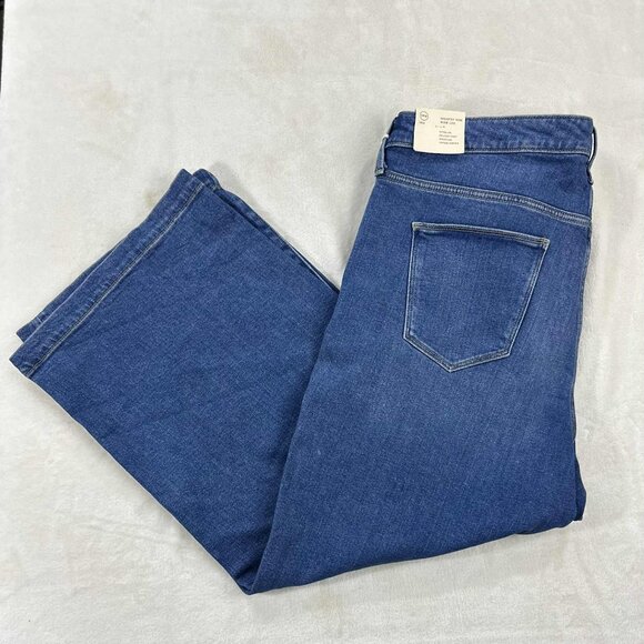 Universal Thread Crop Wide Leg Jeans β Misty Blue size 18W - Picture 7 of 16